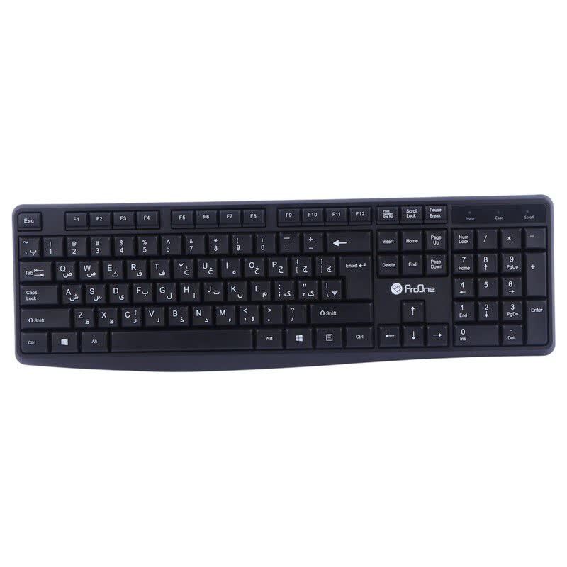 کیبورد و موس بی سیم پرووان PMK25W