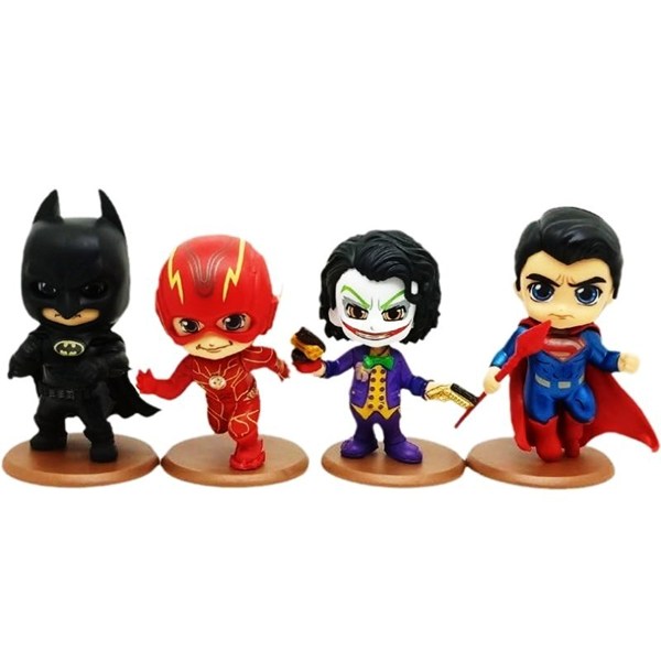 اکشن فیگور طرح DC Comics Characters کد 1105-6 بسته 4 عددی
