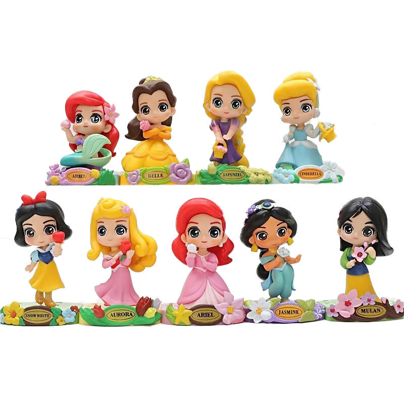 اکشن فیگور طرح Disney Princess کد 713/24 بسته 9 عددی