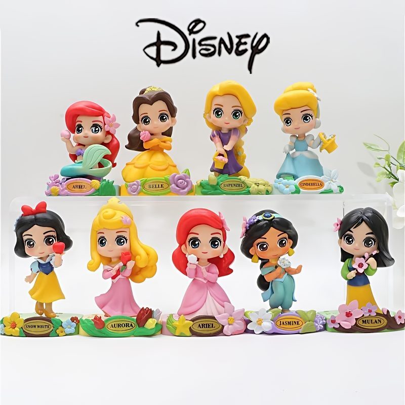 اکشن فیگور طرح Disney Princess کد 713/24 بسته 9 عددی