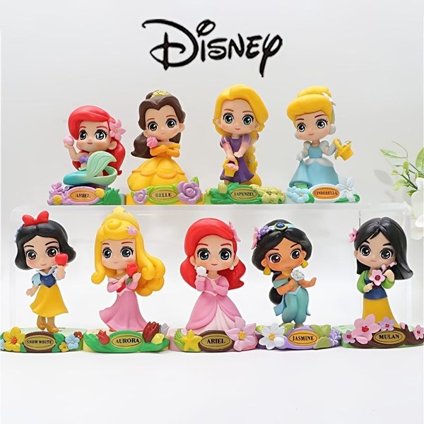 اکشن فیگور طرح Disney Princess کد 713/24 بسته 9 عددی