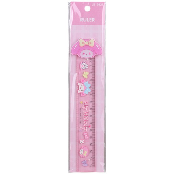 خط کش پلاستیکی طرح عروسکی LB-9525 15cm