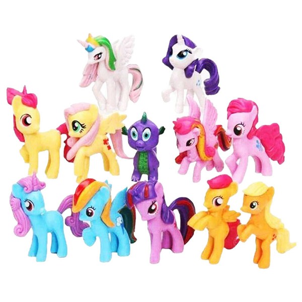 اکشن فیگور طرح My Little Pony کد 1094/2416 بسته 12 عددی