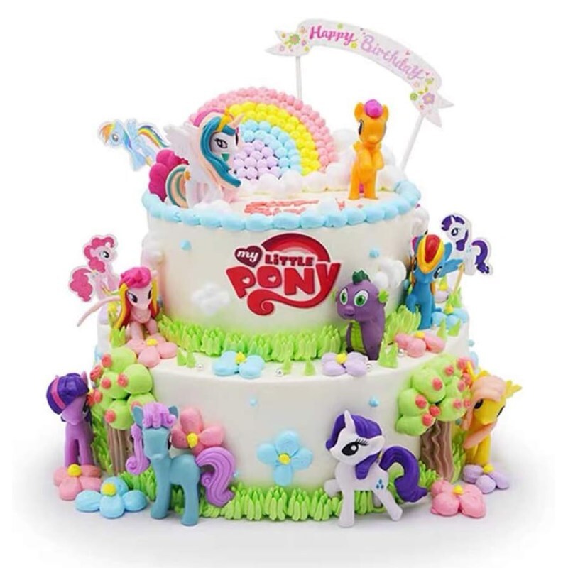 اکشن فیگور طرح My Little Pony کد 1094/2416 بسته 12 عددی