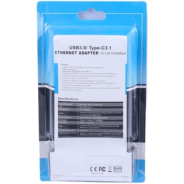 تبدیل USB3.0 به LAN گیگابیت Gigabit