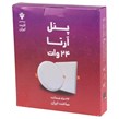 پنل تمام نور توکار گرد 24 وات فنر متغیر پرشین لایت ایران Arta