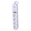 چند راهی 4 خانه الدینیو SE1 با کابل 2 متری + شارژر USB و Type-C