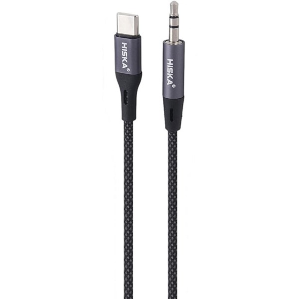 کابل تبدیل Type-C به AUX هیسکا W45 طول 1 متر