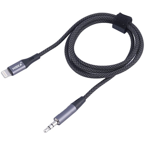 کابل تبدیل Lightning به AUX هیسکا W46 طول 1 متر