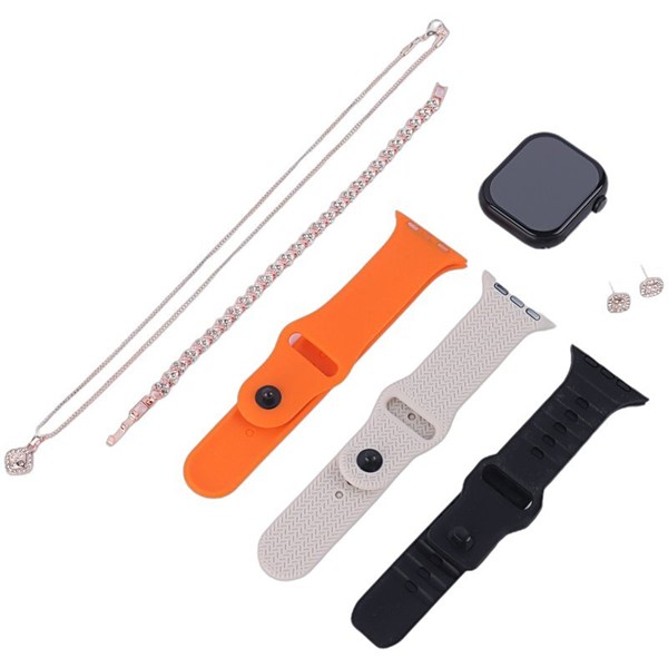 پکیج ساعت هوشمند و دستبند و گوشواره کیگی ویر KW73 mini