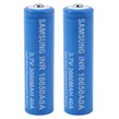 باتری لیتیومی شارژی Samsung 18650 3000mAh بسته 2 عددی کد 1
