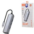 هاب 4 پورت Type-C الدینیو DS-124C