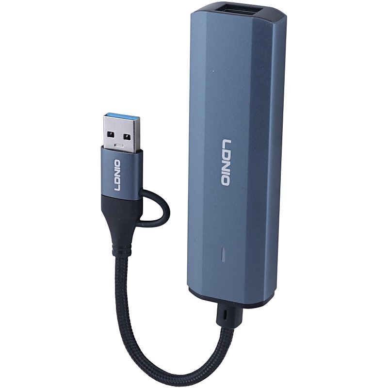 هاب 4 پورت Type-C / USB3.0 الدینیو DS-124UC