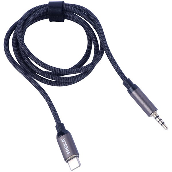 کابل تبدیل Type-C به AUX هیسکا W50 طول 1 متر