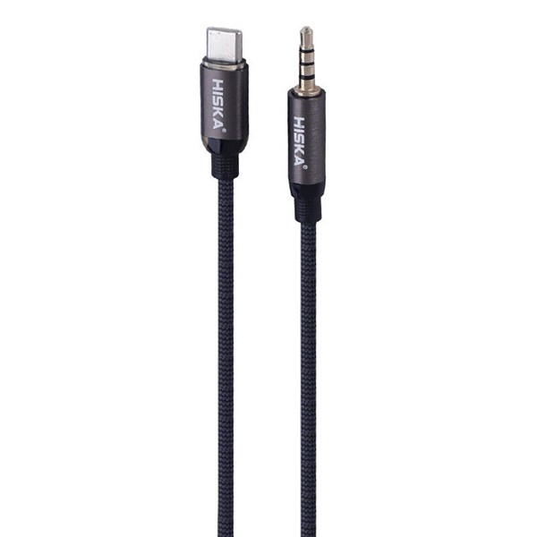 کابل تبدیل Type-C به AUX هیسکا W50 طول 1 متر