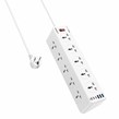 چند راهی 10 خانه الدینیو SC10610C با کابل 2 متری + شارژر USB و Type-C