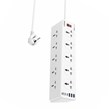 چند راهی 10 خانه الدینیو SC10610C با کابل 2 متری + شارژر USB و Type-C