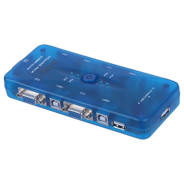 سوییچ KVM اتوماتیک چهار پورت رویال 104UK