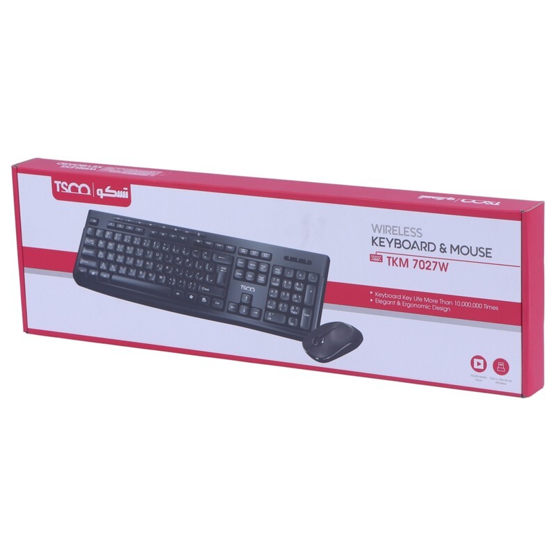 کیبورد و موس بی سیم تسکو TKM 7027W