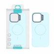 قاب طرح سیلیکون Magsafe پاستیلی Apple iPhone 16 Pro Max - آبی (پک دار)