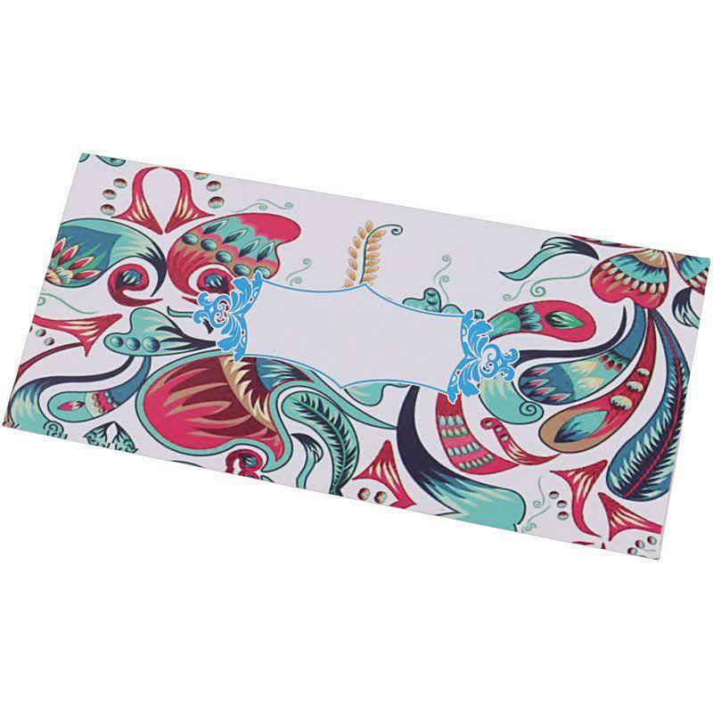 پاکت پول ایندربرد طرح کلاسیک Rose Card 90x190mm