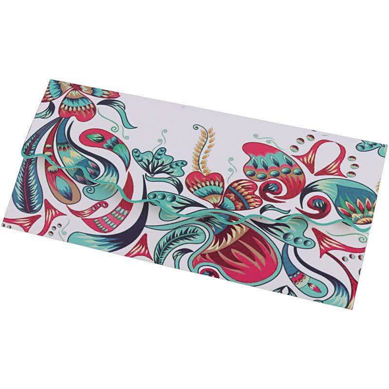 پاکت پول ایندربرد طرح کلاسیک Rose Card 90x190mm