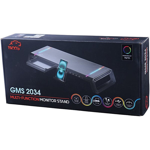 پایه زیر مانیتوری و هاب 4 پورت USB تسکو GMS 2034