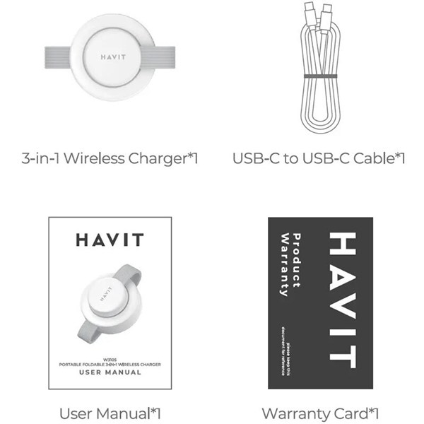 شارژر بی سیم فست شارژ Havit W3105