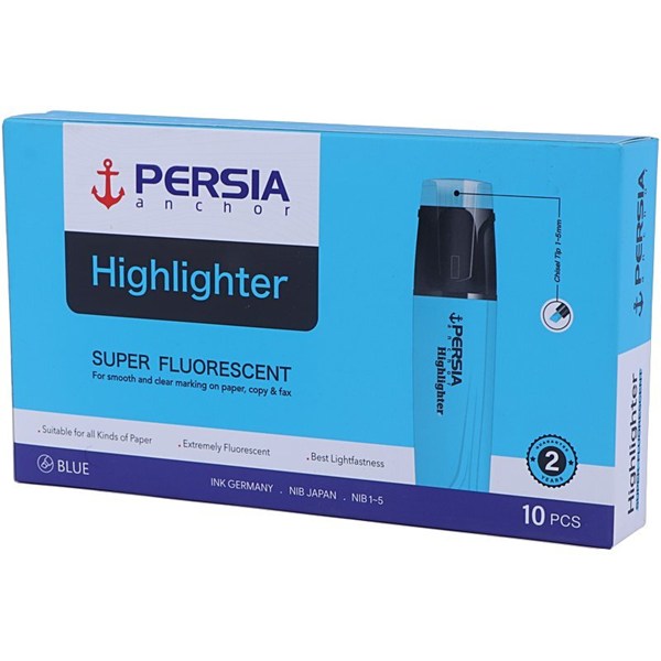 ماژیک هایلایت پرشیا نوک تخت Fluorescent