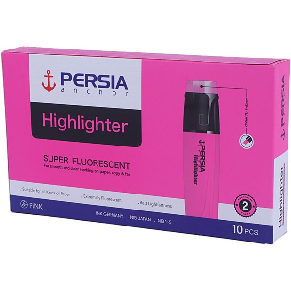 ماژیک هایلایت پرشیا نوک تخت Fluorescent
