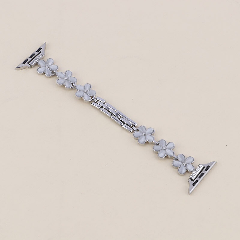 بند اپل واچ فلزی Slicto سایز 38/40/41/42 میلی متری طرح گل بابونه