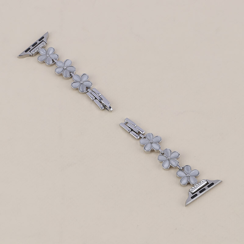 بند اپل واچ فلزی Slicto سایز 38/40/41/42 میلی متری طرح گل بابونه