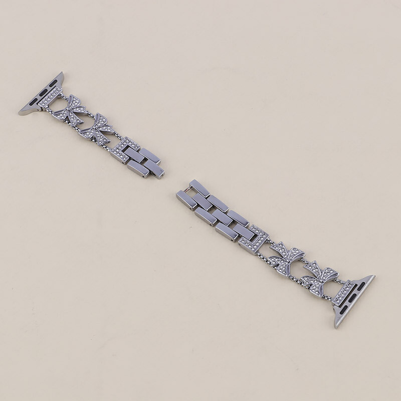 بند اپل واچ Slicto سایز 38/40/41/42 میلی متری طرح دیاموند پاپیون مینیمال