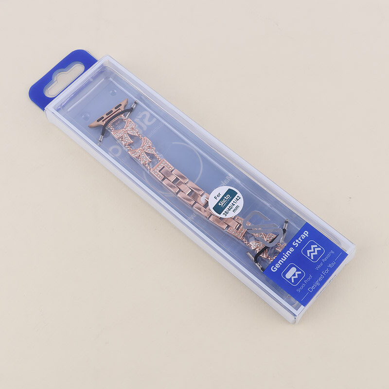 بند اپل واچ Slicto سایز 38/40/41/42 میلی متری طرح دیاموند پاپیون مینیمال