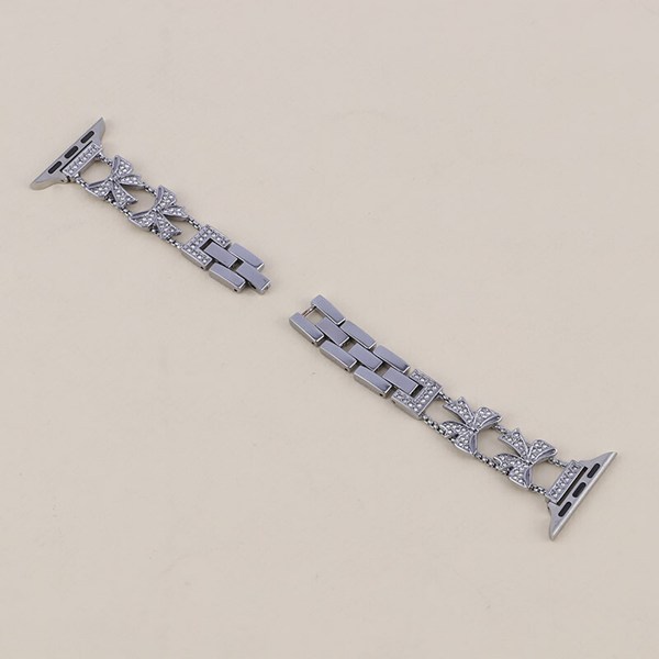 بند اپل واچ Slicto سایز 42/44/45/46/49 میلی متری طرح دیاموند پاپیون مینیمال