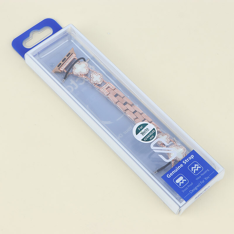 بند اپل واچ Slicto سایز 42/44/45/46/49 میلی متری طرح دیاموند ون کلیف کد 2