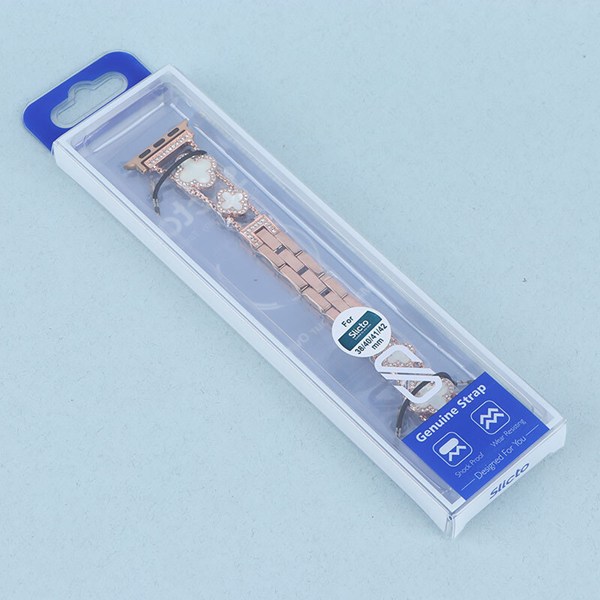 بند اپل واچ Slicto سایز 38/40/41/42 میلی متری طرح دیاموند ون کلیف کد 2