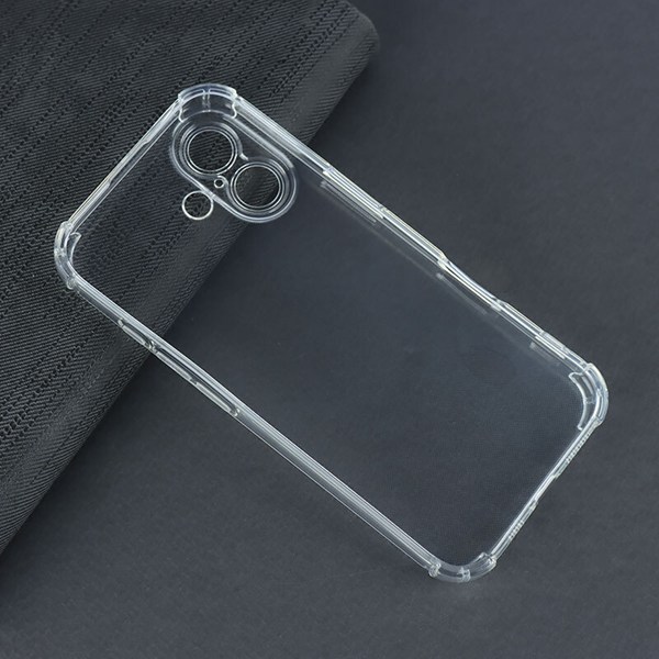 قاب ژله ای ضربه گیر بی رنگ آیفون iPhone 17 محافظ لنزدار