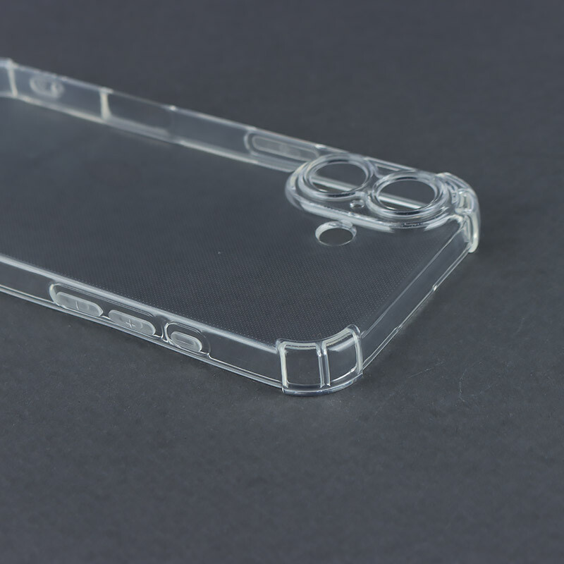 قاب ژله ای ضربه گیر بی رنگ آیفون iPhone 17 محافظ لنزدار