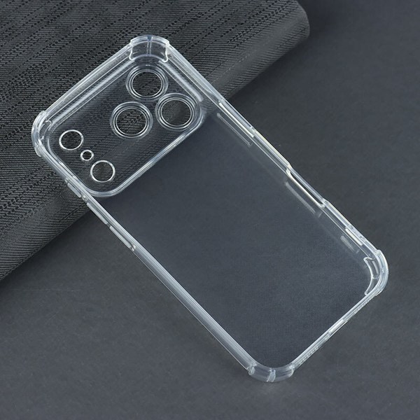 قاب ژله ای ضربه گیر بی رنگ آیفون iPhone 17 Pro محافظ لنزدار