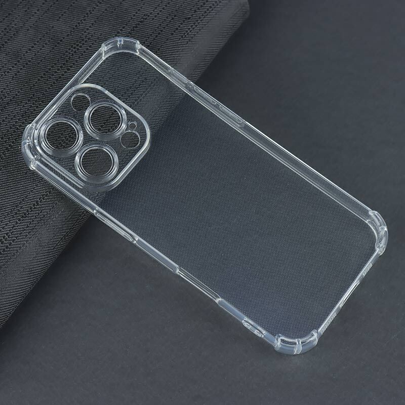 قاب ژله ای ضربه گیر بی رنگ آیفون iPhone 16 Pro محافظ لنزدار