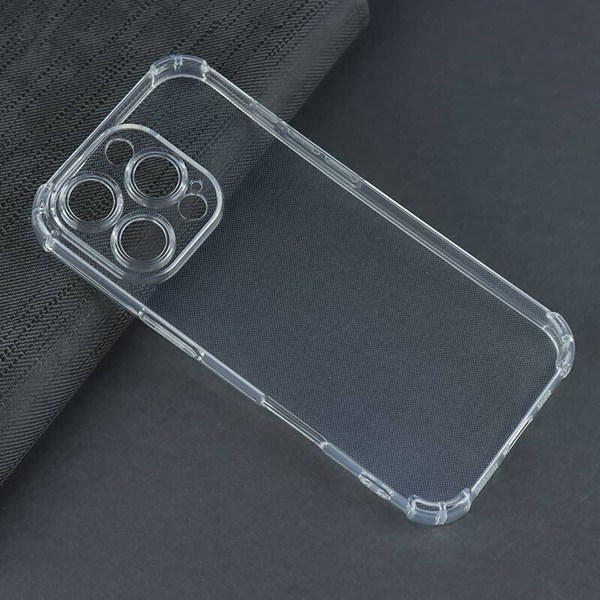 قاب ژله ای ضربه گیر بی رنگ آیفون iPhone 16 Pro محافظ لنزدار
