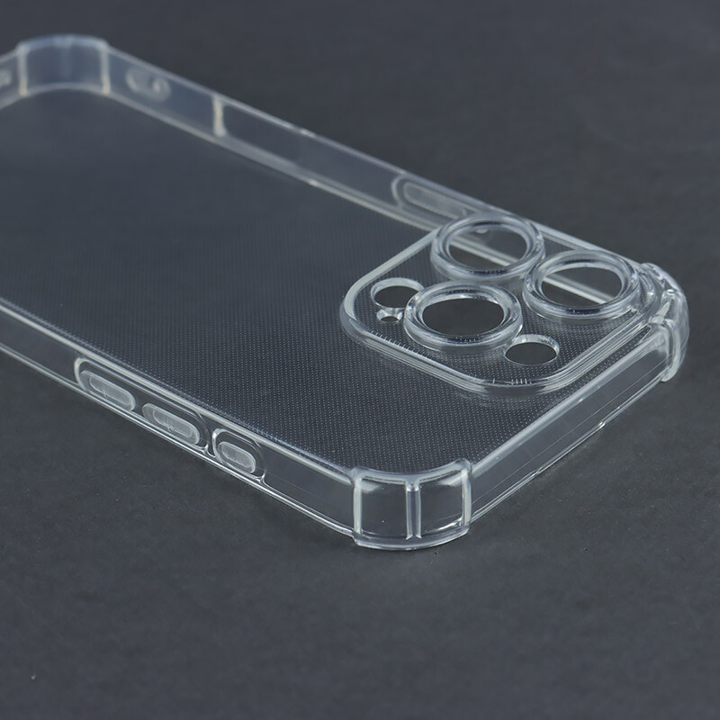 قاب ژله ای ضربه گیر بی رنگ آیفون iPhone 16 Pro محافظ لنزدار