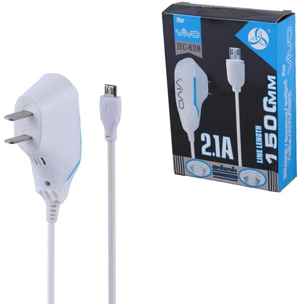 شارژر دیواری سیم وصل 11 وات Jia Hao HC-628 2.1A