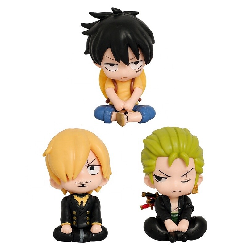 اکشن فیگور طرح زورو لوفی سانجی One Piece کد 1962 بسته 3 عددی