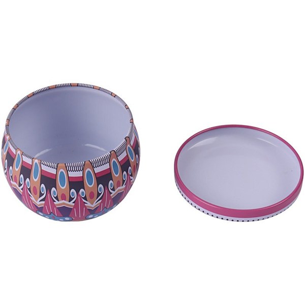 جعبه هدیه فلزی طرح عدسی سایز لارج