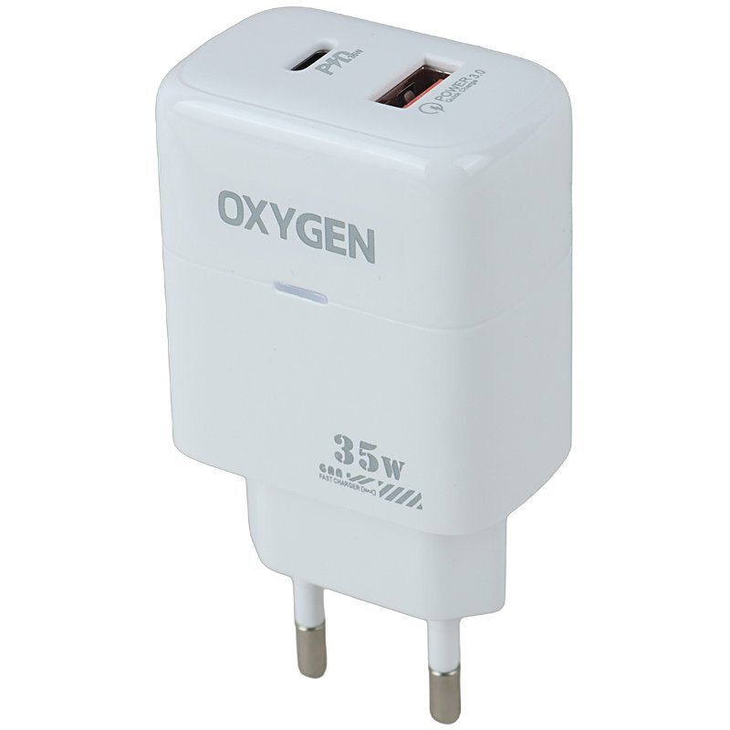 شارژر دیواری 35 وات اکسیژن CH-4 QC3.0 PD 3A