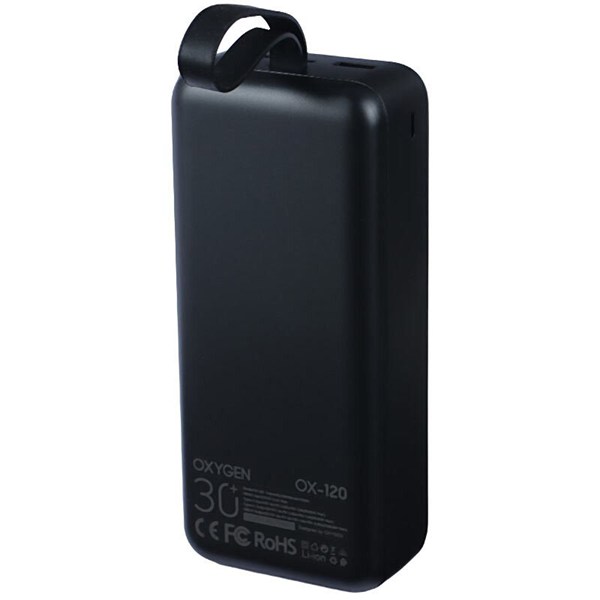 پاور بانک فست شارژ اکسیژن OX-120 PD 22.5W ظرفیت 30000 میلی آمپر ساعت
