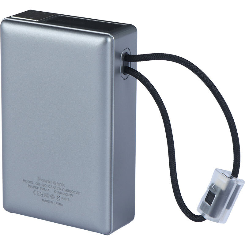 پاور بانک فست شارژ اکسیژن OX-190 PD 22.5W ظرفیت 20000 میلی آمپر ساعت