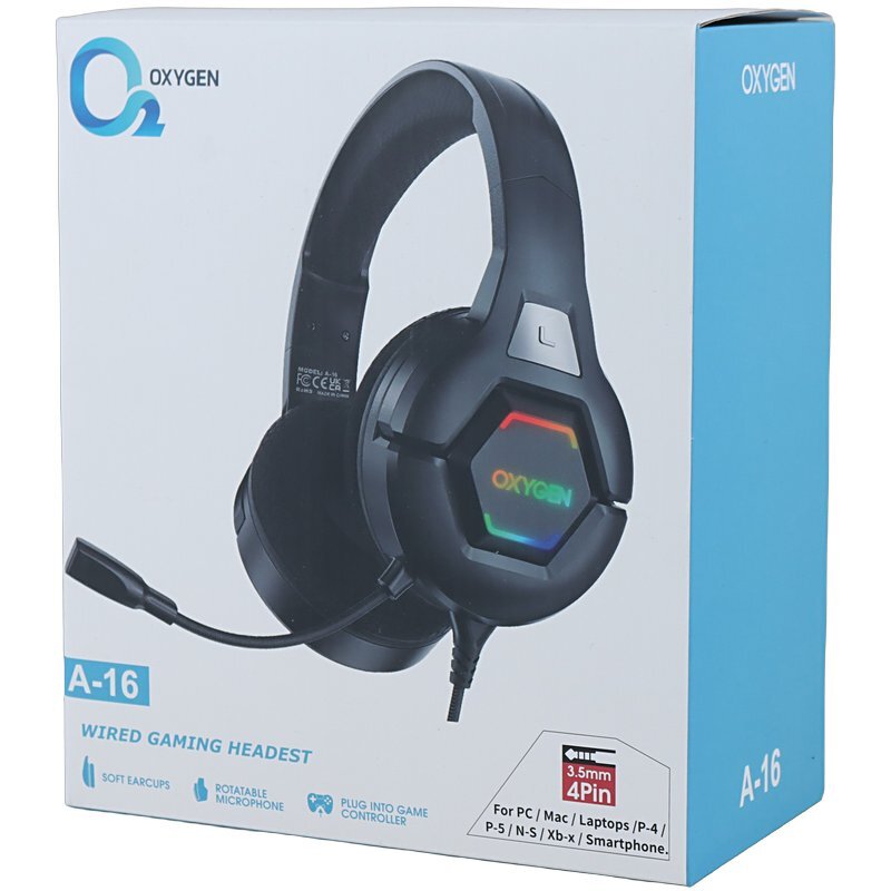 هدست گیمینگ سیم دار Oxygen A-16